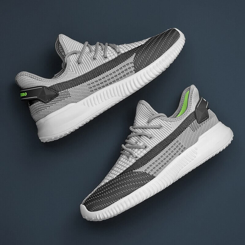 Herr Komfort Sneakers | Andningsbar Vevd Design