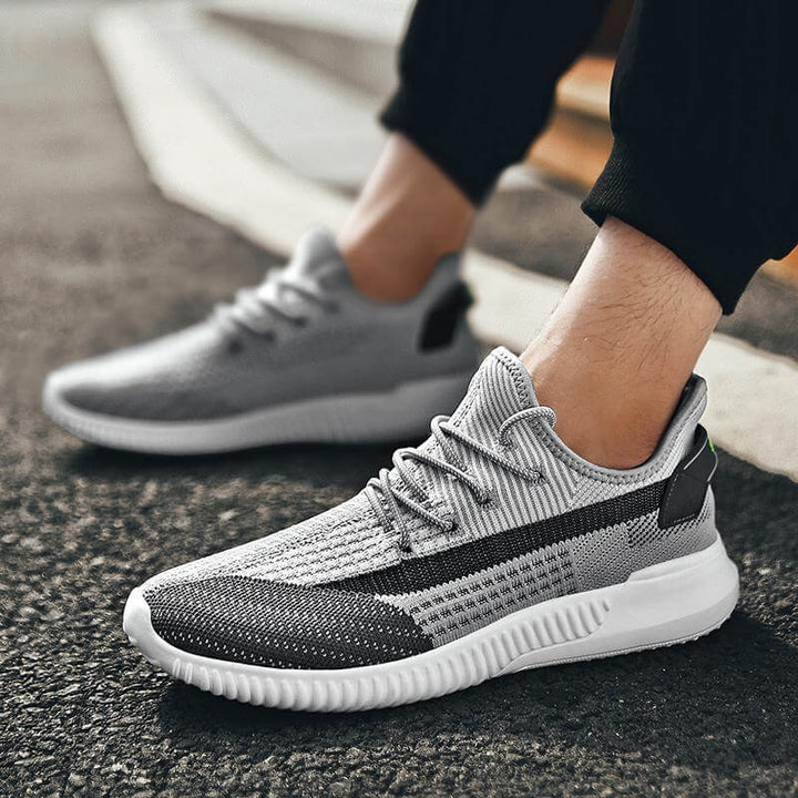 Herr Komfort Sneakers | Andningsbar Vevd Design