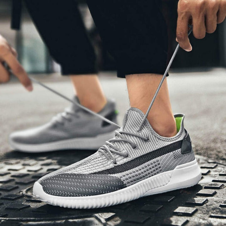 Herr Komfort Sneakers | Andningsbar Vevd Design
