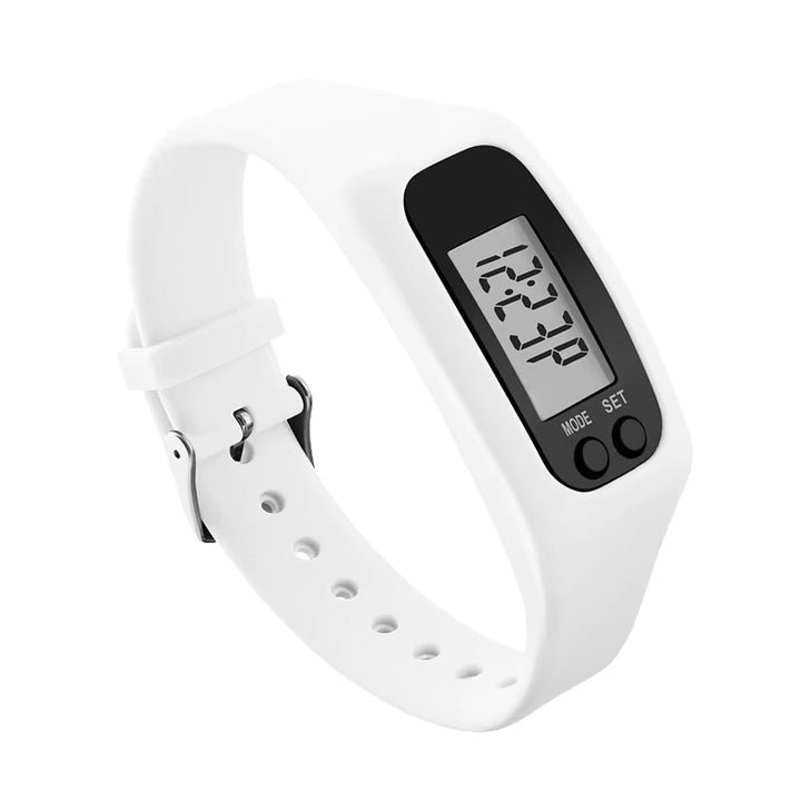 Unisex Aktivitetsklokke med Skritteller och LED-Display