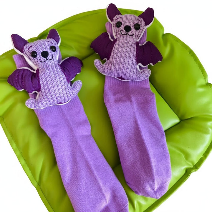 Unisex Hussokker med 3D Dyreaksent Fluffy Komfort