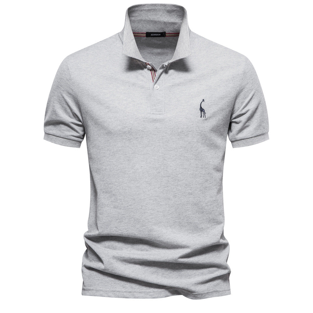 Herrer Poloshirt - Andningsbar Piqué | Ståkrage