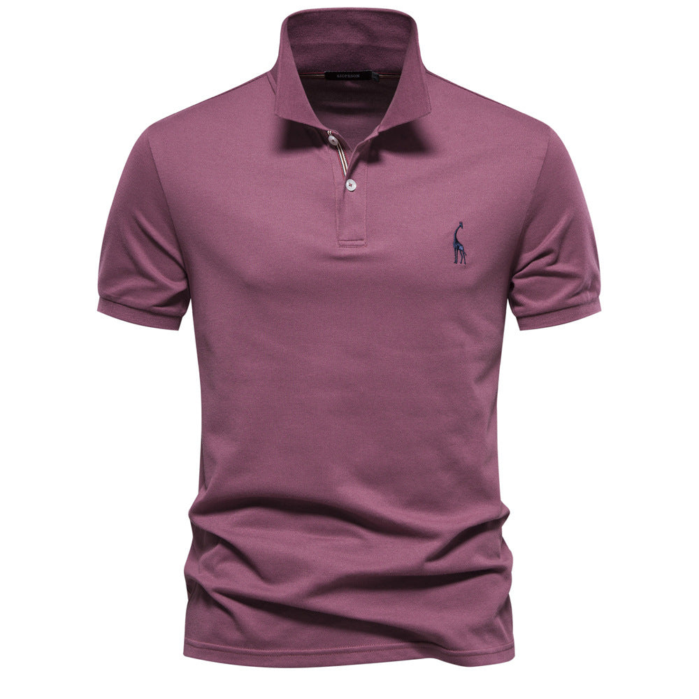 Herrer Poloshirt - Andningsbar Piqué | Ståkrage