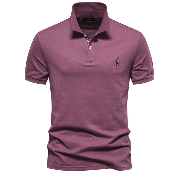 Herrer Poloshirt - Andningsbar Piqué | Ståkrage