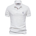 Herrer Poloshirt - Andningsbar Piqué | Ståkrage