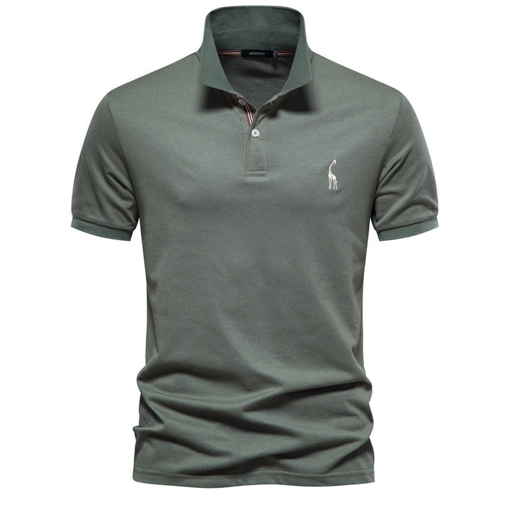 Herrer Poloshirt - Andningsbar Piqué | Ståkrage