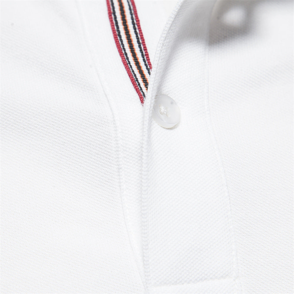 Herrer Poloshirt - Andningsbar Piqué | Ståkrage