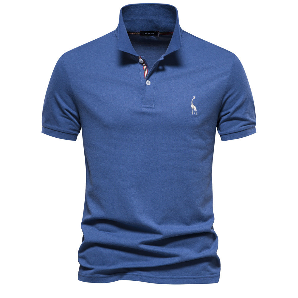 Herrer Poloshirt - Andningsbar Piqué | Ståkrage