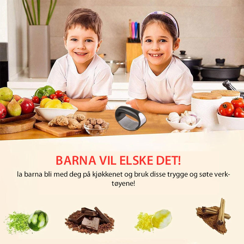 Vitlökpress i Rustfritt Stål - Enkel och Effektiv Matlagning