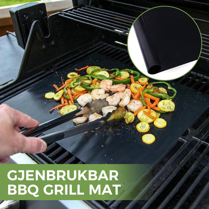Inte-klebende grillmatter - Slitstark och gjenbrukbar grillhjelp