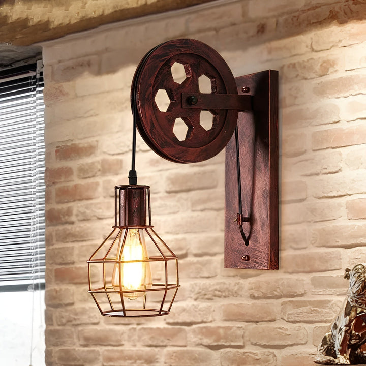 Industriell LED Vägglampa för Vardagsrum | Modern Designbelysning