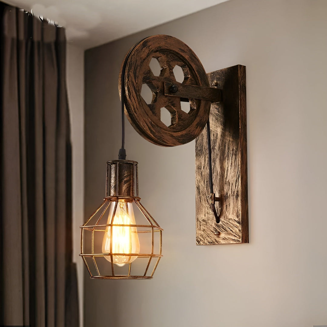 Industriell LED Vägglampa för Vardagsrum | Modern Designbelysning