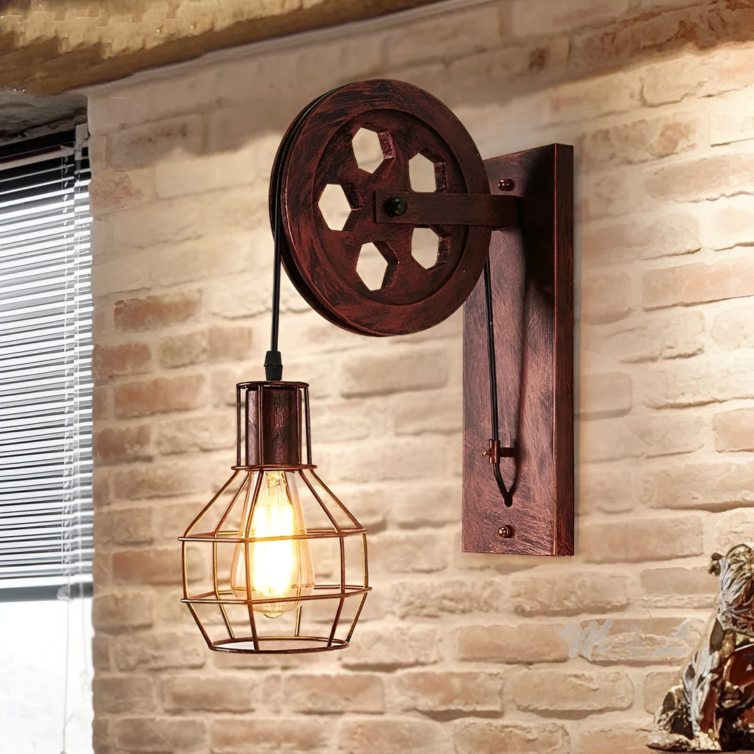 Industriell LED Vägglampa för Vardagsrum | Modern Designbelysning