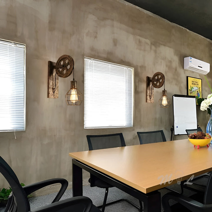 Industriell LED Vägglampa för Vardagsrum | Modern Designbelysning