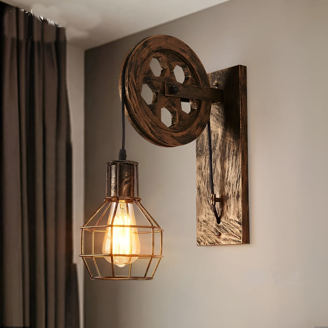 Industriell LED Vägglampa för Vardagsrum | Modern Designbelysning