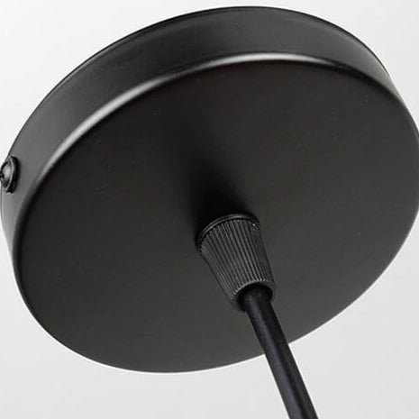 Industriell Retro Hängelampe i Svart Metall