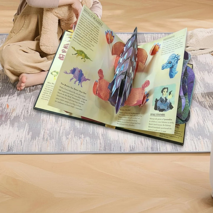 Interaktiv 3D Dinosaurbok för Barn