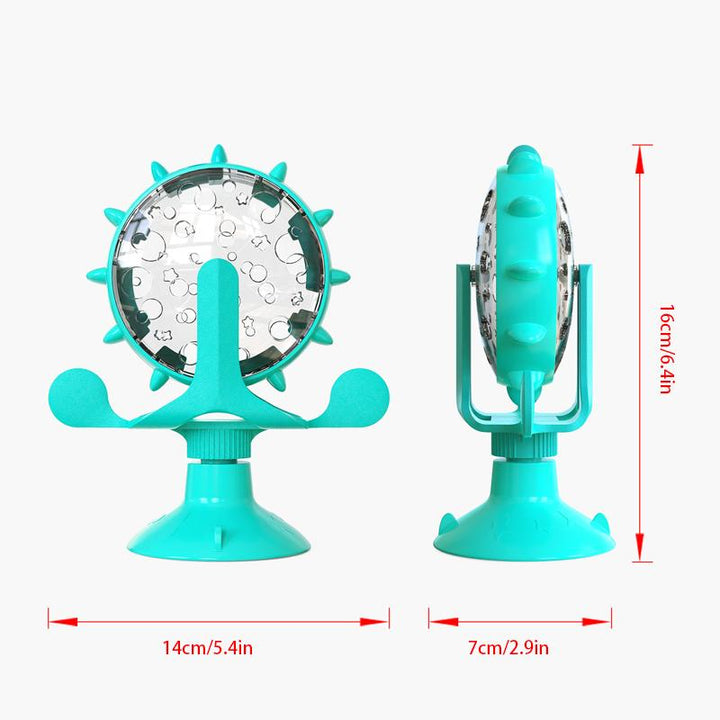Windmill Pet Feeder Leksaker - Interaktiv och Robust
