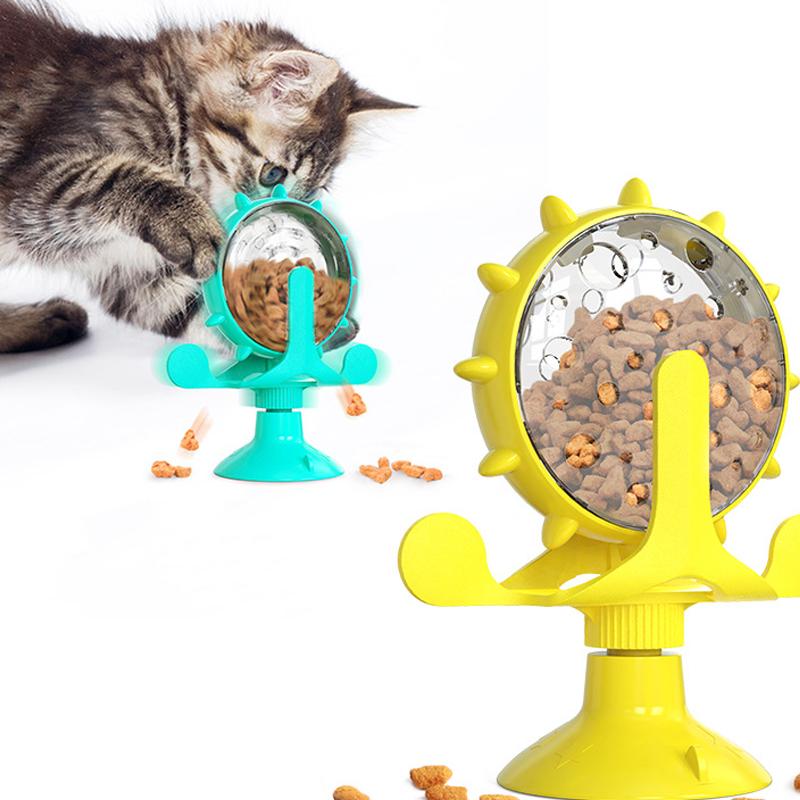 Windmill Pet Feeder Leksaker - Interaktiv och Robust