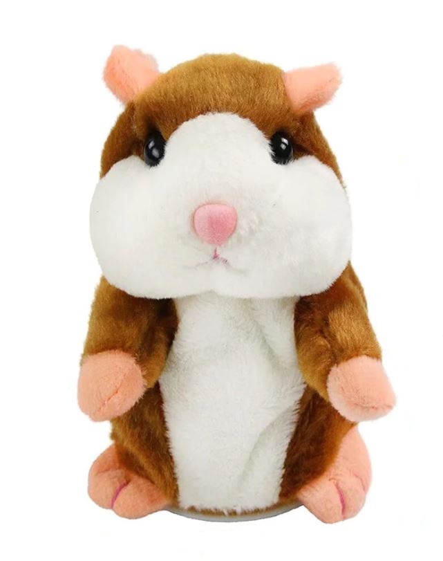 Interaktiv Gjenfortellende Hamster Plysjleke för Barn