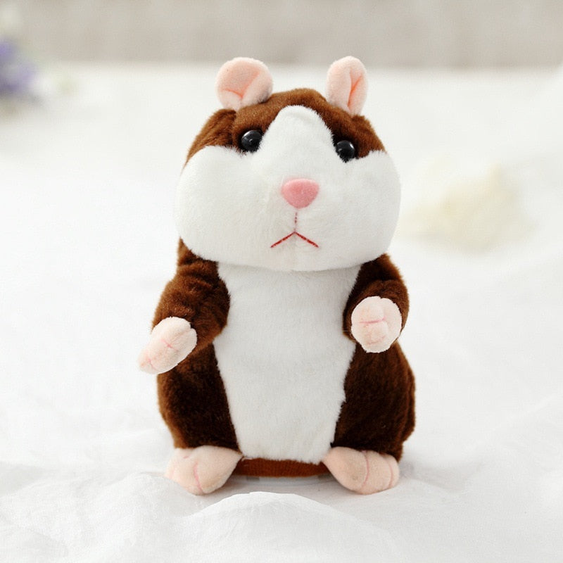 Interaktiv Gjenfortellende Hamster Plysjleke för Barn