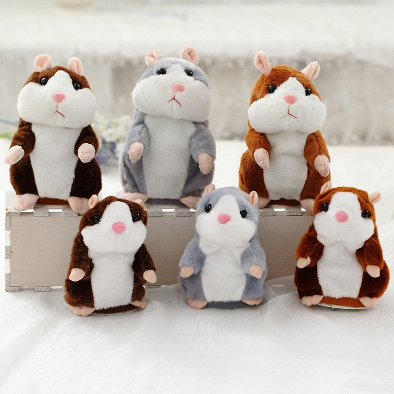 Interaktiv Gjenfortellende Hamster Plysjleke för Barn