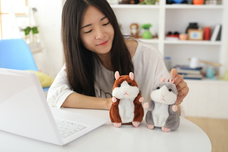 Interaktiv Gjenfortellende Hamster Plysjleke för Barn