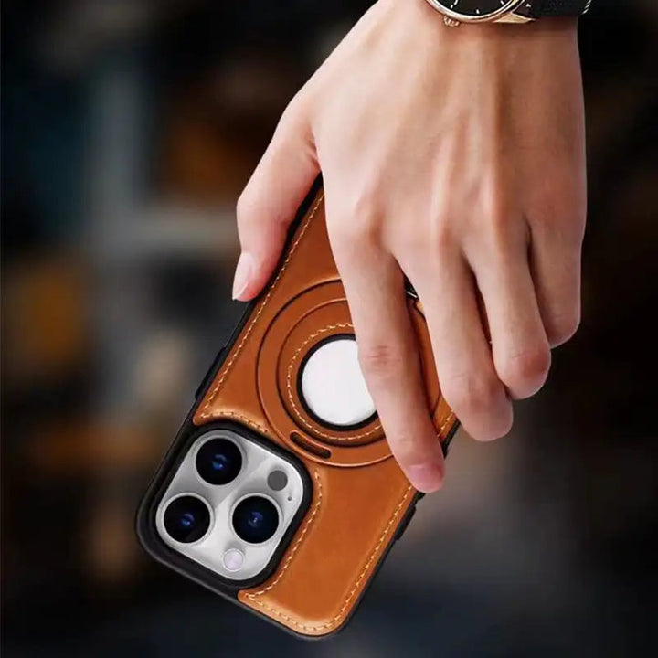 iPhone-deksel med Magnetisk Stativ och Qi-kompatibilitet