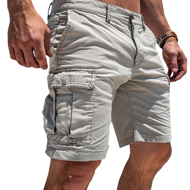 Bekväma Lätta Cargo-Shorts Med Praktiska Fickor