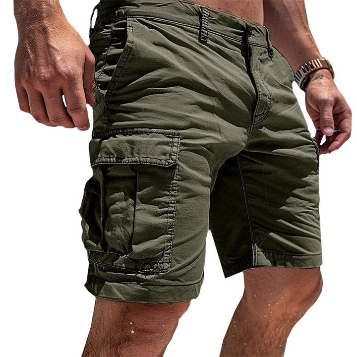 Bekväma Lätta Cargo-Shorts Med Praktiska Fickor