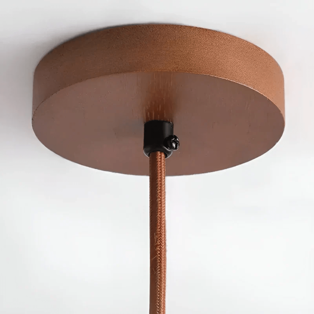 Retro Taklampa med Japansk-inspirert Design