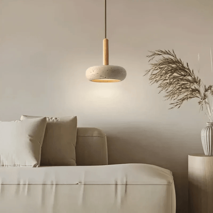 Retro Taklampa med Japansk-inspirert Design