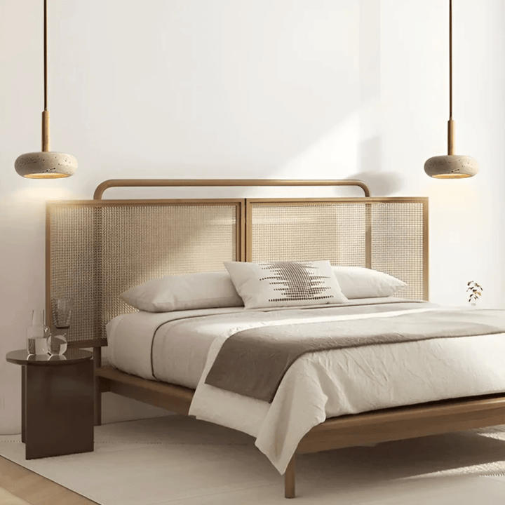 Retro Taklampa med Japansk-inspirert Design