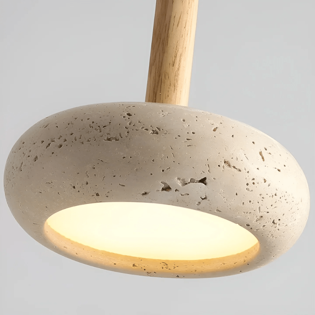 Retro Taklampa med Japansk-inspirert Design