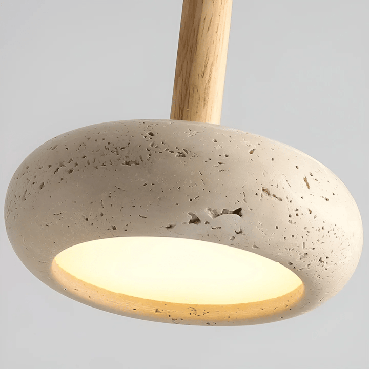 Retro Taklampa med Japansk-inspirert Design