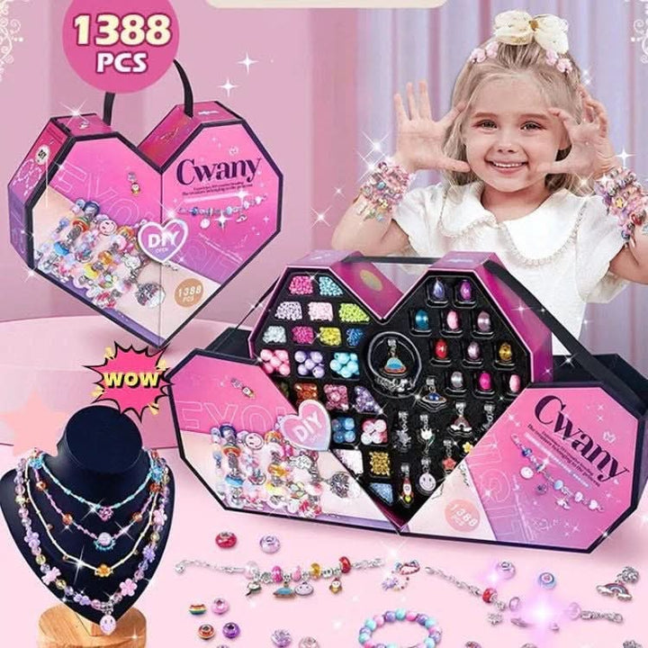 Jenters Kreativa Armbåndssett – Lager Unika Smykker Själv