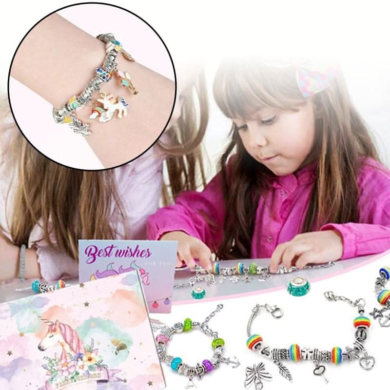 Jenters Kreativa Armbåndssett – Lager Unika Smykker Själv