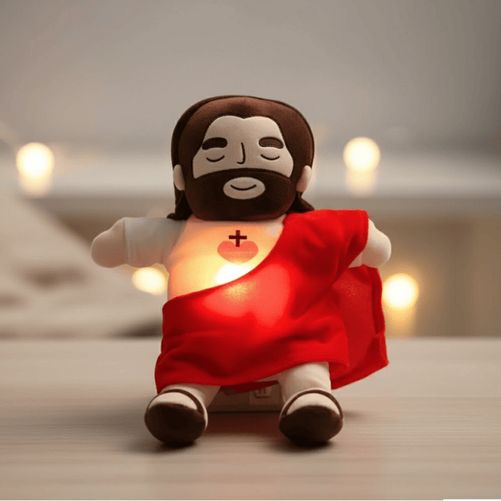 Jesus Plysjleketöy för Rolig Sövn och Komfort