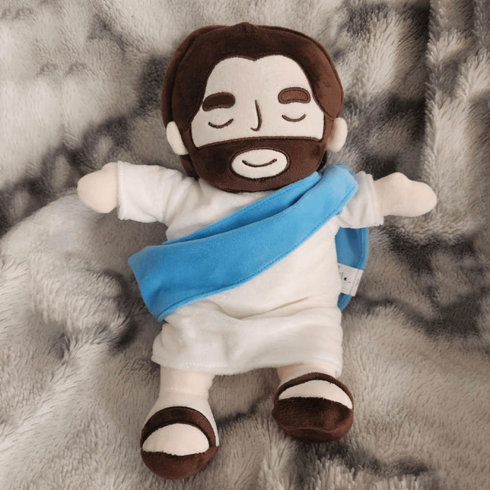Jesus Plysjleketöy för Rolig Sövn och Komfort