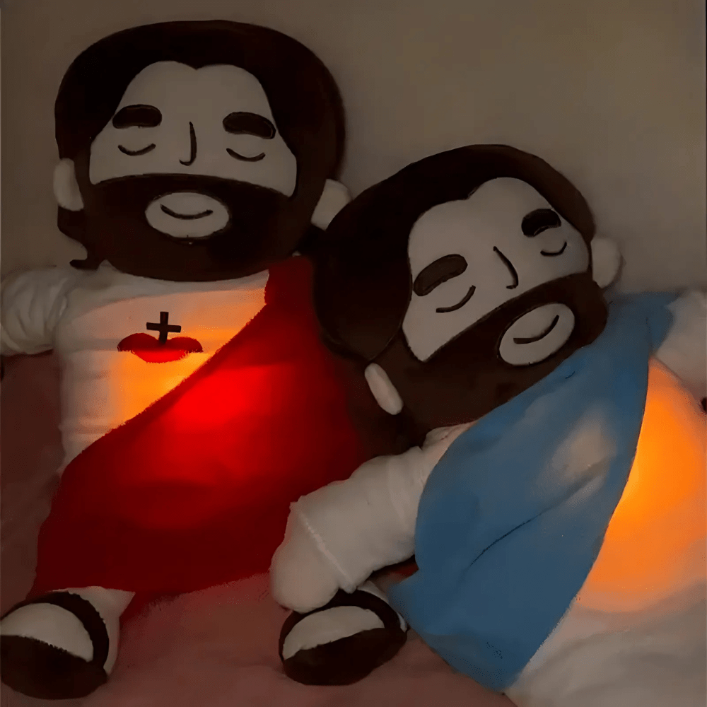 Jesus Plysjleketöy för Rolig Sövn och Komfort