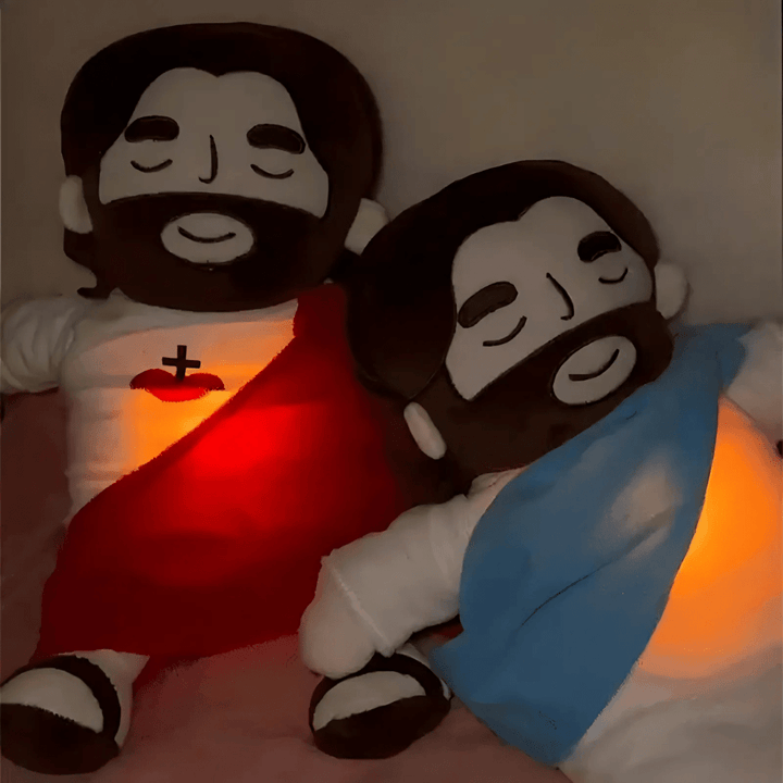 Jesus Plysjleketöy för Rolig Sövn och Komfort