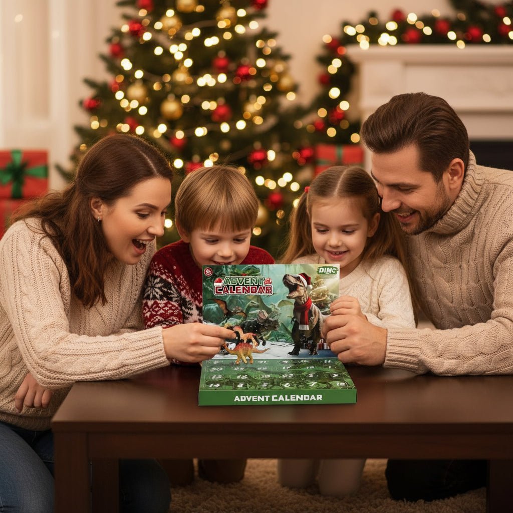 Julekalender med Dinosauroverraskelser för Barn