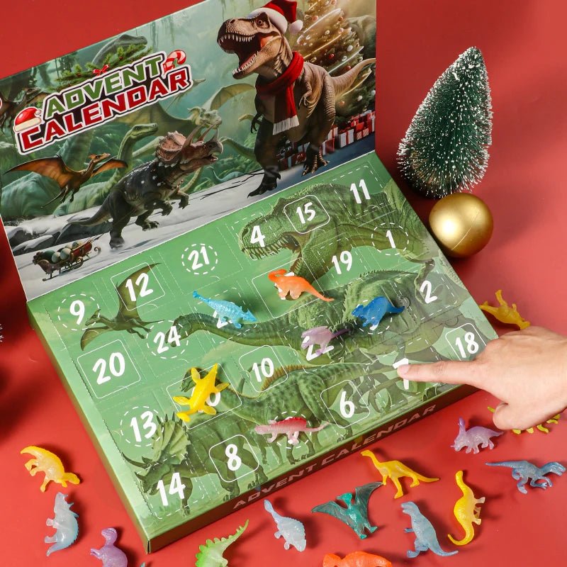 Julekalender med Dinosauroverraskelser för Barn