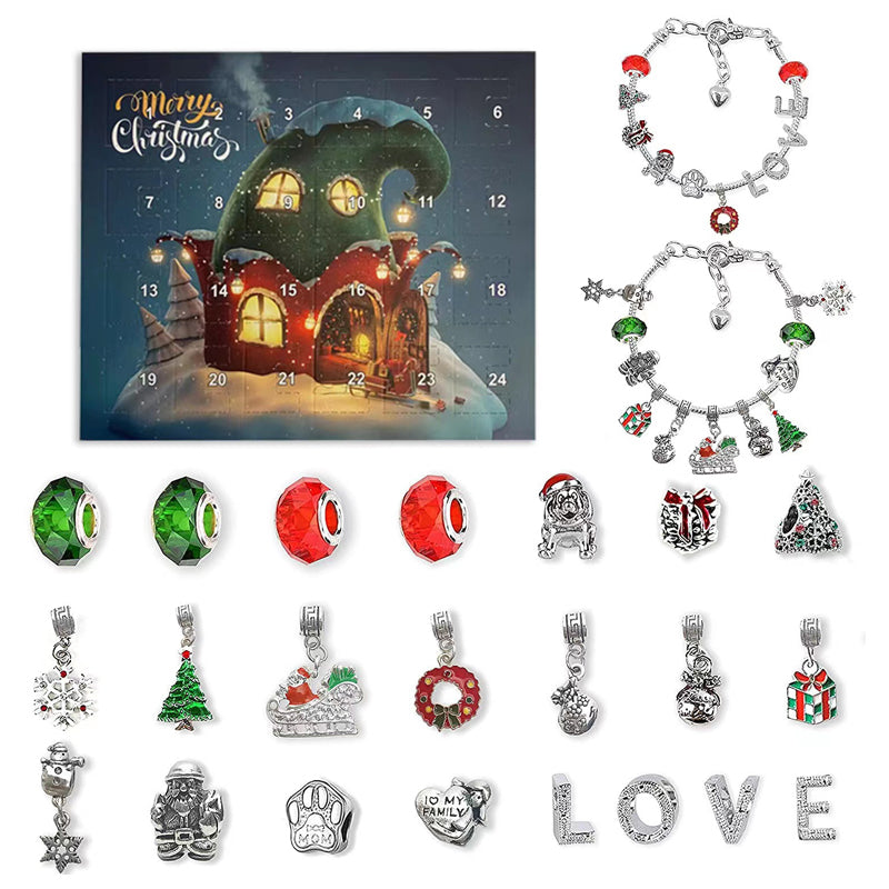 Gör-det-själv Julekalender | 24 Dag Advent &amp; Armbåndsett