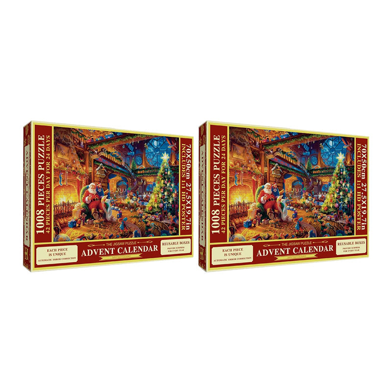 Julepuslespill Adventskalender - 24 Dagars Nedtelling