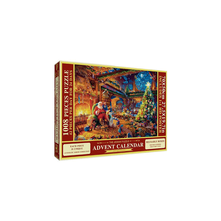 Julepuslespill Adventskalender - 24 Dagars Nedtelling