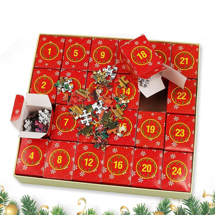 Julepuslespill Adventskalender - 24 Dagars Nedtelling