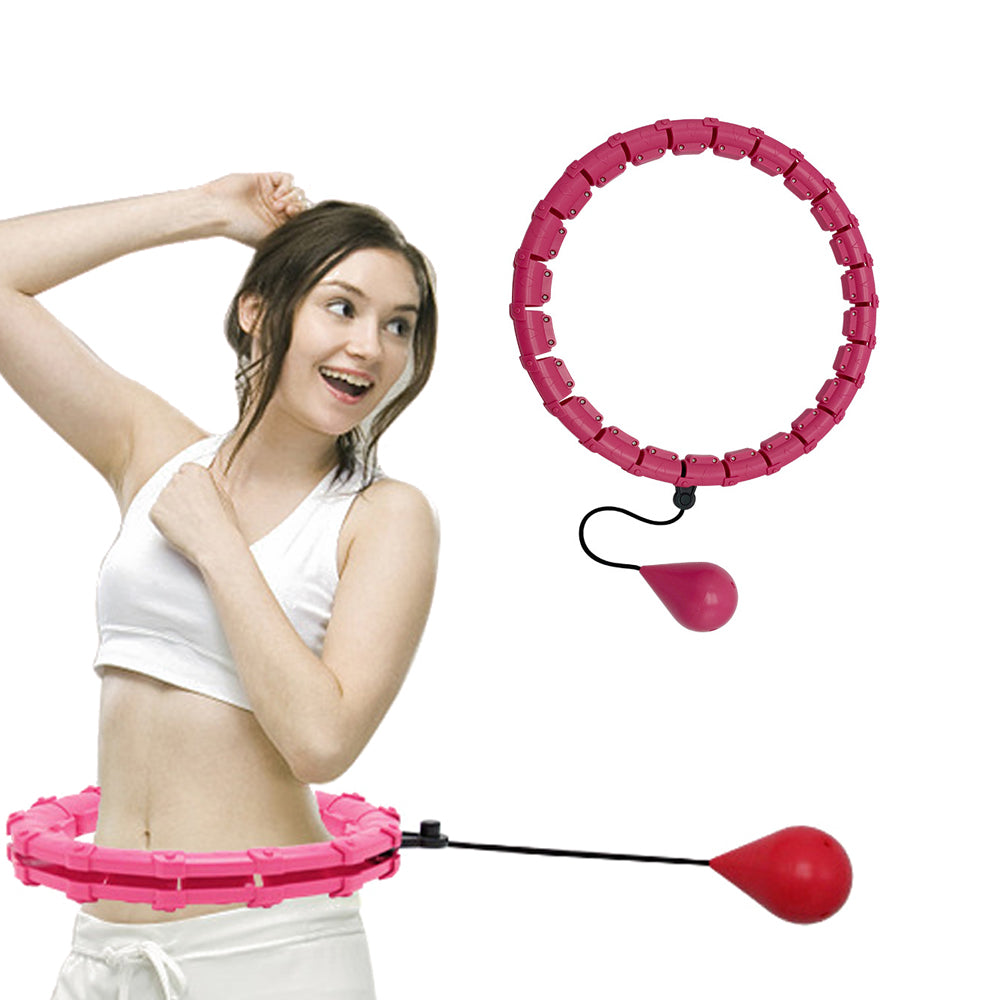 Justerbar Vektet Hula Hoop - Effektiv Träning och Massasje