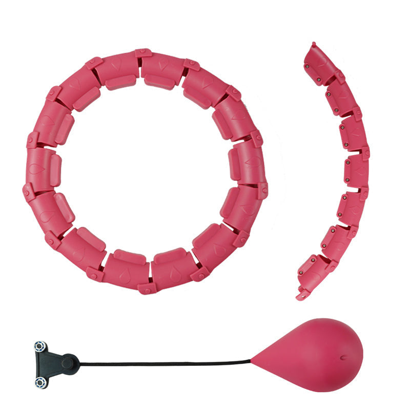 Justerbar Vektet Hula Hoop - Effektiv Träning och Massasje