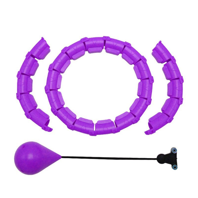 Justerbar Vektet Hula Hoop - Effektiv Träning och Massasje